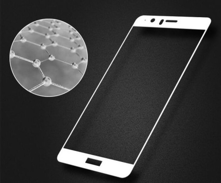 Скрийн протектори Скрийн протектори за Huawei Скрийн протектор от закалено стъкло за 3D FULL SCREEN за Huawei Honor 8 FRD-L09 / Huawei Honor 8 FRD-L02 с бял кант